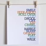 Baby To-Do List, 8x10
