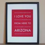 Arizona art print, 8x10
