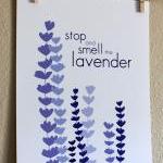 Stop and Smell the Lavender..