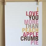 Peach Apple Crumb Pie Art P..