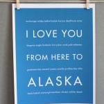 Alaska Art Print, 8x10