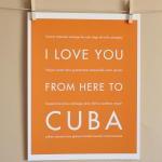 Cuba art print, 8x10
