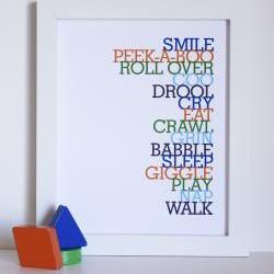 Baby To-Do List, 8x10