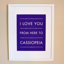 Cassiopeia art print, 8x10