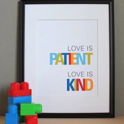 Love is Patient, Love is Kind, 8x10
