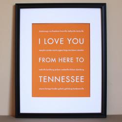 Tennessee Art Print, 8x10