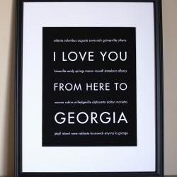 Georgia Art Print, 8x10