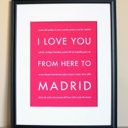 Madrid Art Print, 8x10